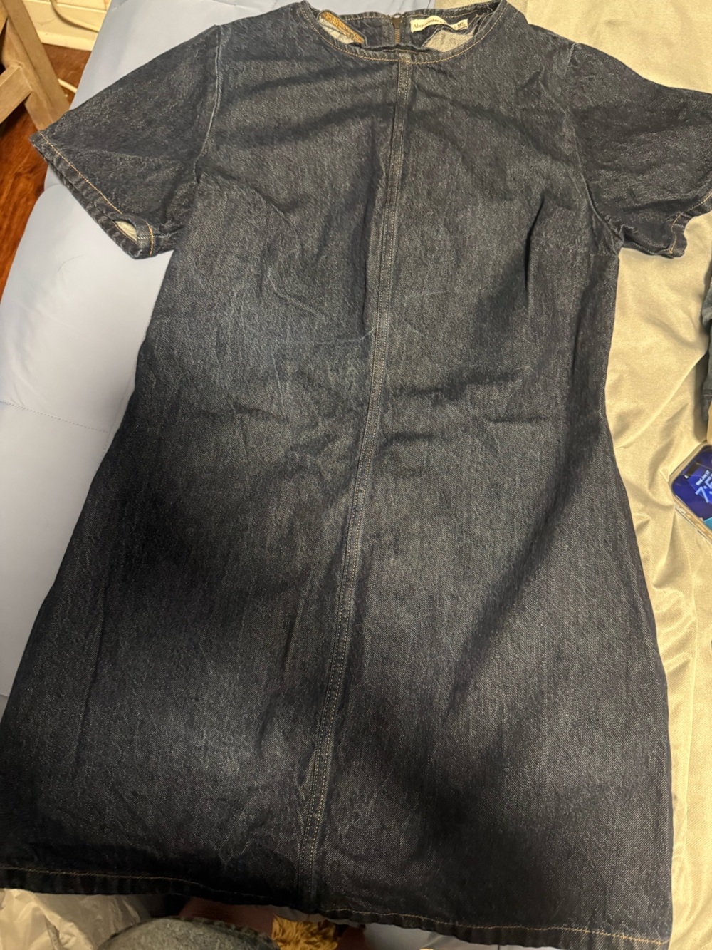 Abercrombie & Fitch Dark Blue Denim Dress